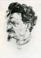 
	Cubo-futurist portrait of Leon Trotsky drawn by Yuri Annenkov. 1923.
